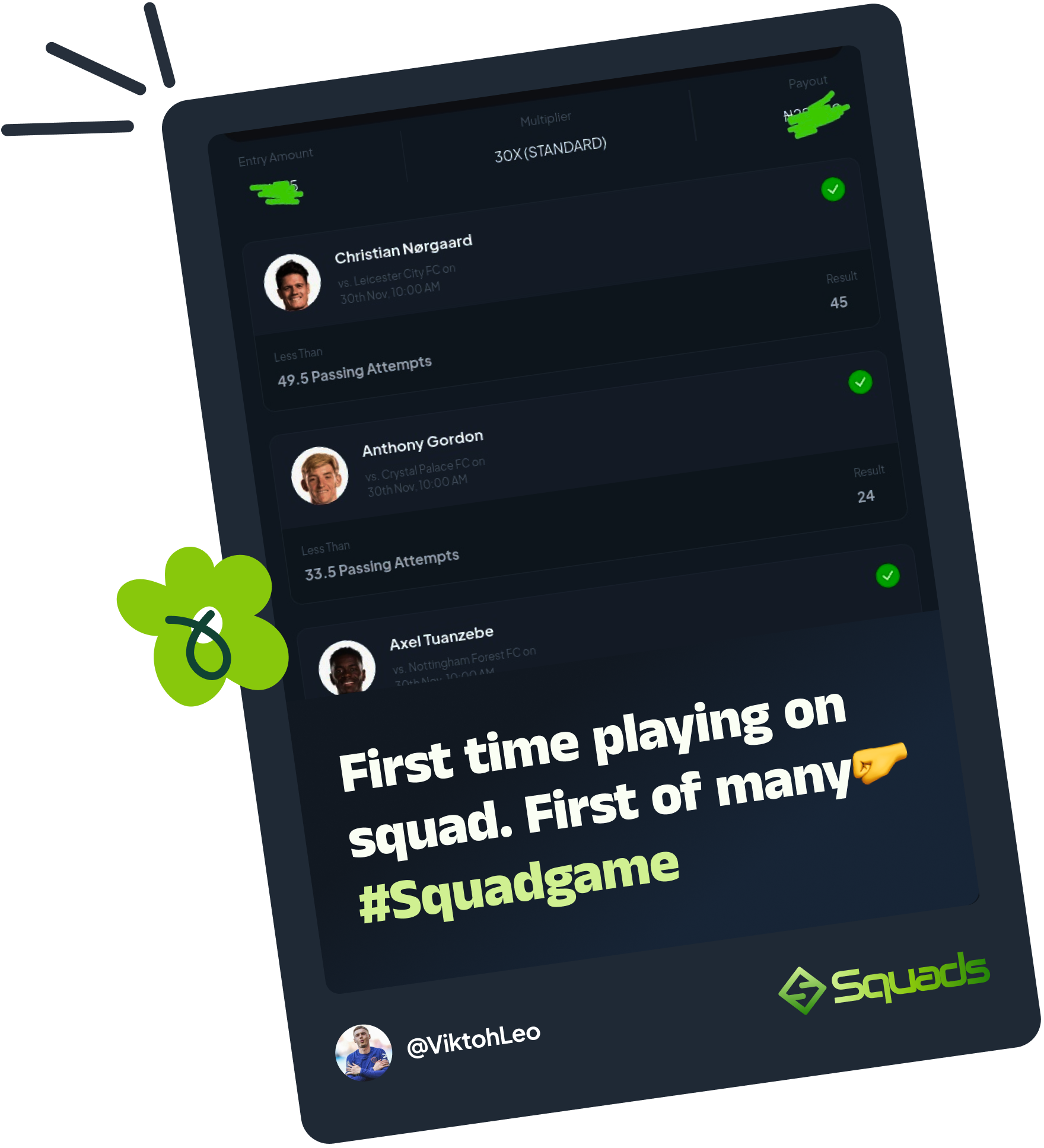 First time playing on squads